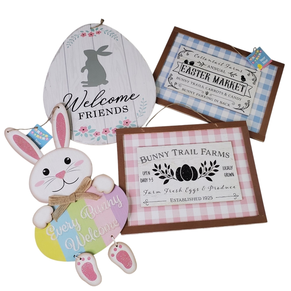 NEW Easter Bunny Welcome Sign Bundle